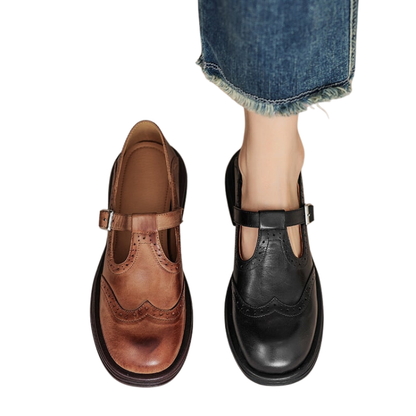 Camila™ | Élégantes Mary Janes en cuir