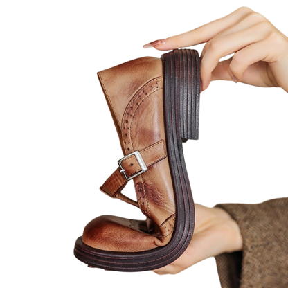 Camila™ | Élégantes Mary Janes en cuir