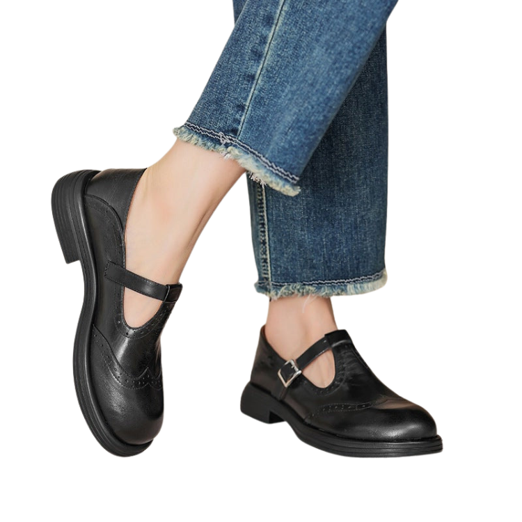 Camila™ | Élégantes Mary Janes en cuir