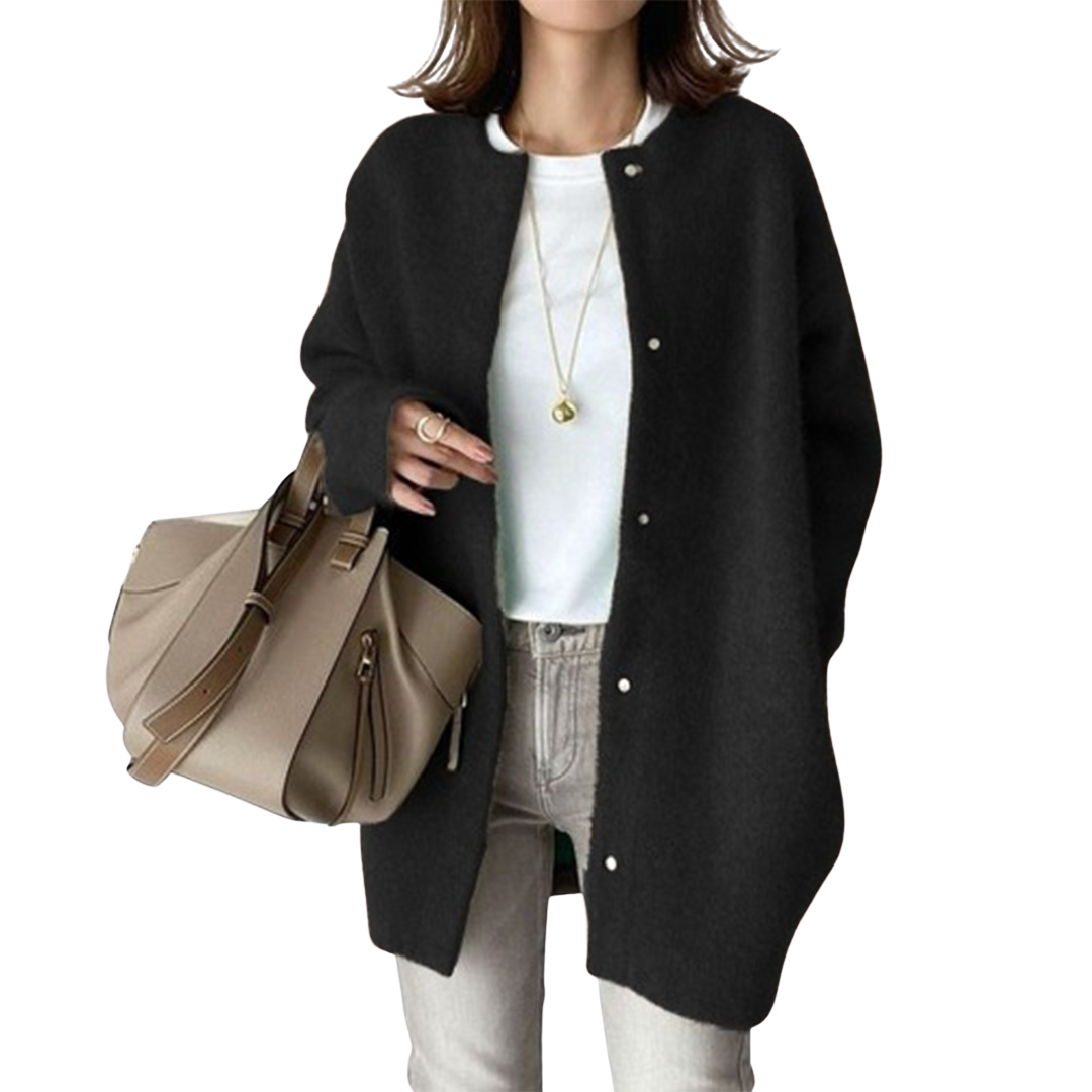 Francisca™ | Jersey doux avec fermeture à boutons élégants