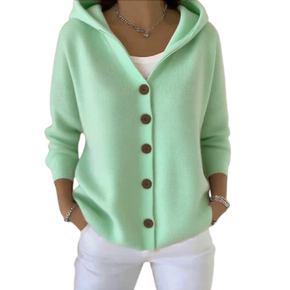 Iria™ | Cardigan à capuche au style moderne