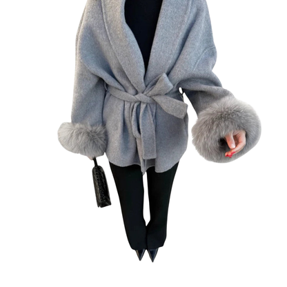 Antonia™ | Manteau de luxe en cuir écologique