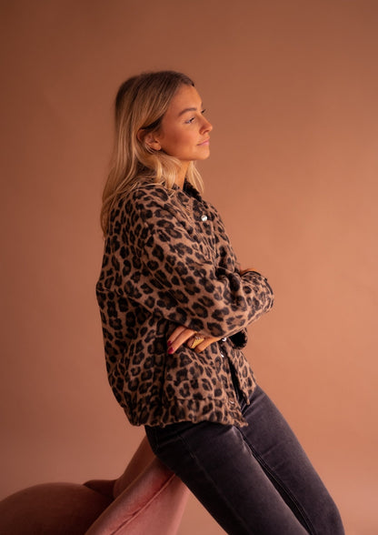 Marta™ | Veste courte à imprimé léopard